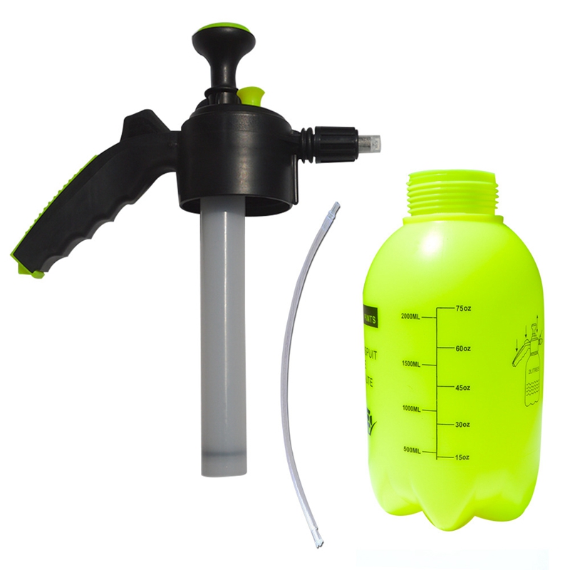 Hand Pump Foam Sprayer Hand Pressurized Foam Sprayer 2 L Pressure Foam Carwash Car Window Cleaning Garden Sprinkle