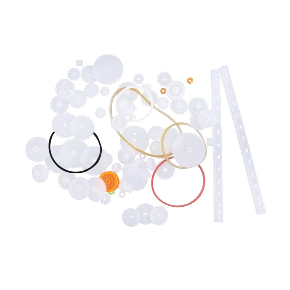 75pcs Repair Tool Worm Gear DIY Kit Single Double Layer Crown Necessary Cog Wheels Assorted Gearbox Car Model For Robot Pulley