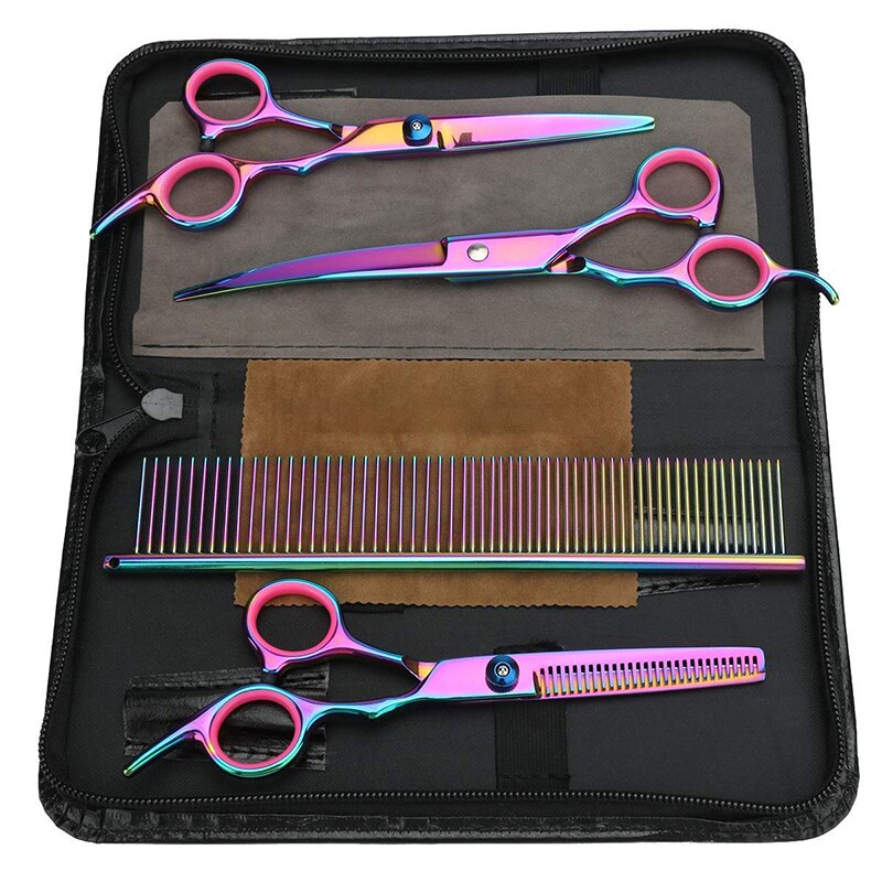 Image showcasing Benepaw Dog Grooming Scissors Kit Manual Pet Hair ... - Vicedeal