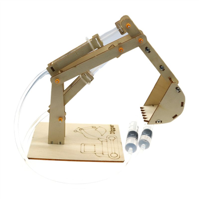Børn legetøj hydraulisk gravemaskine børn studerende teknologi videnskab pædagogisk værktøj legetøj