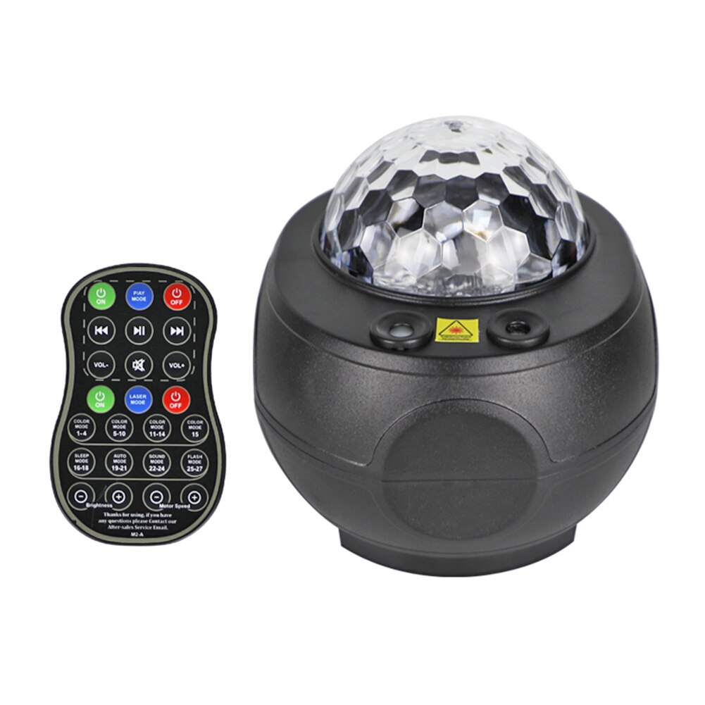 USB Powered LED Star Projector Light Music Bluetooth Remote Control Lamp Galaxy Starry Night Lamp Ocean Wave Projector: USB a