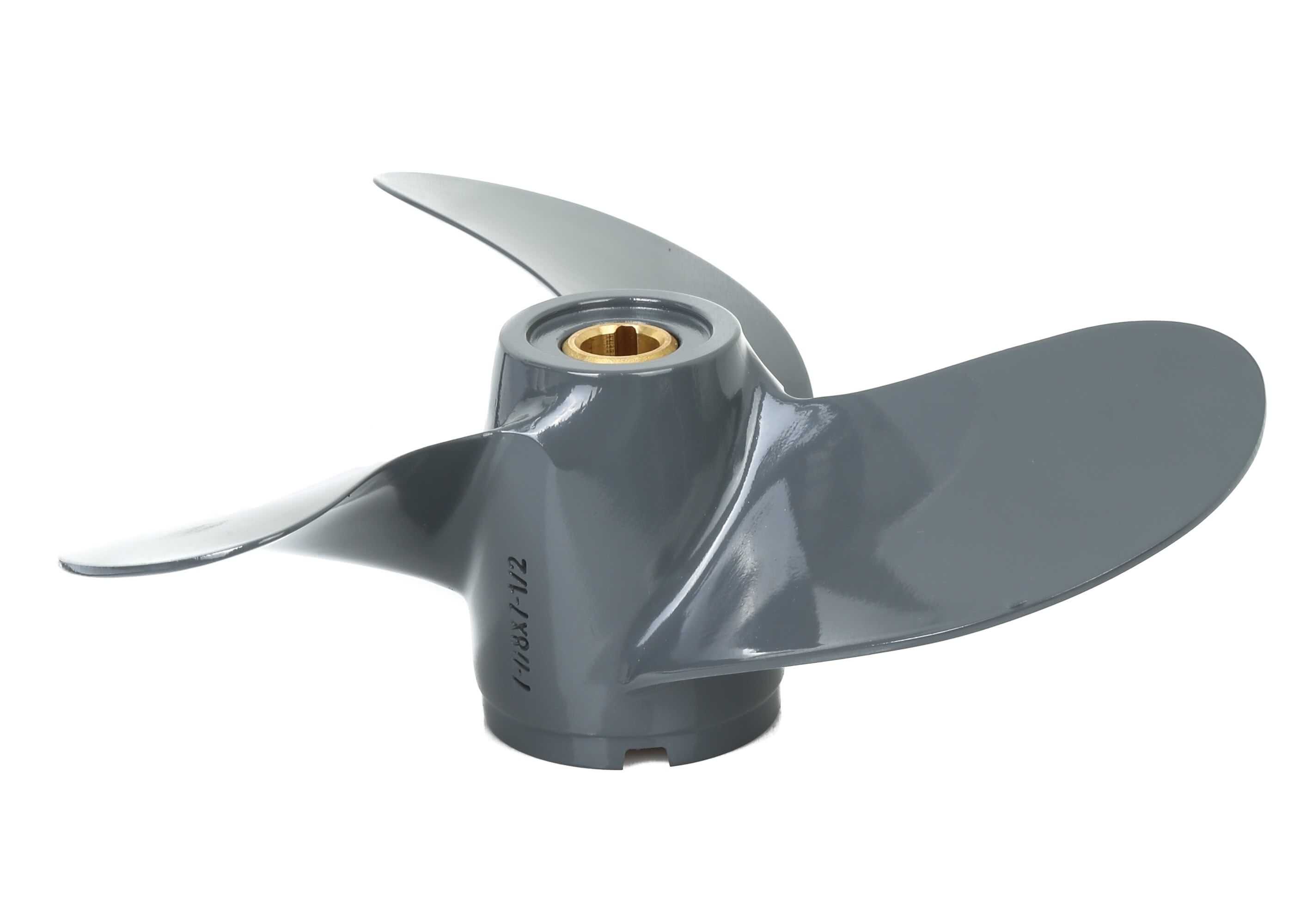 Kapteeni potkuri 7 7/8 "  x 7 1/2 " 200 x 190 sovitus honda perämoottori  bf4a/ bf5d/ bf6a (4/5/6hp) *nh283*  (harmaa)
