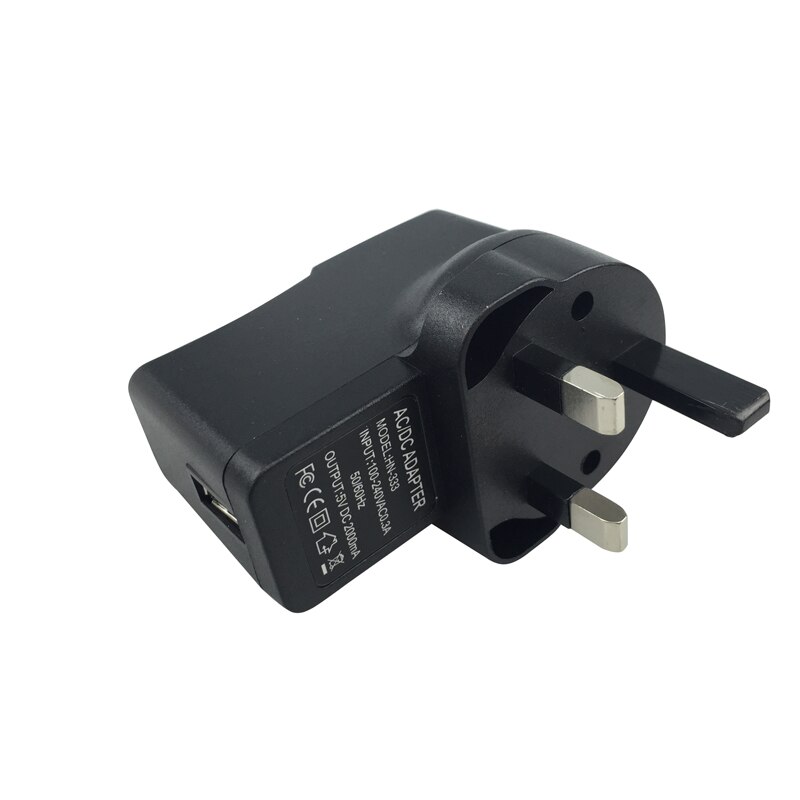 Raspberry Pi Zero W Power Plug Adapter 5V 2A USB Port Wall Charger EU/US/UK Plug for Raspberry Pi Zero for Orange Pi