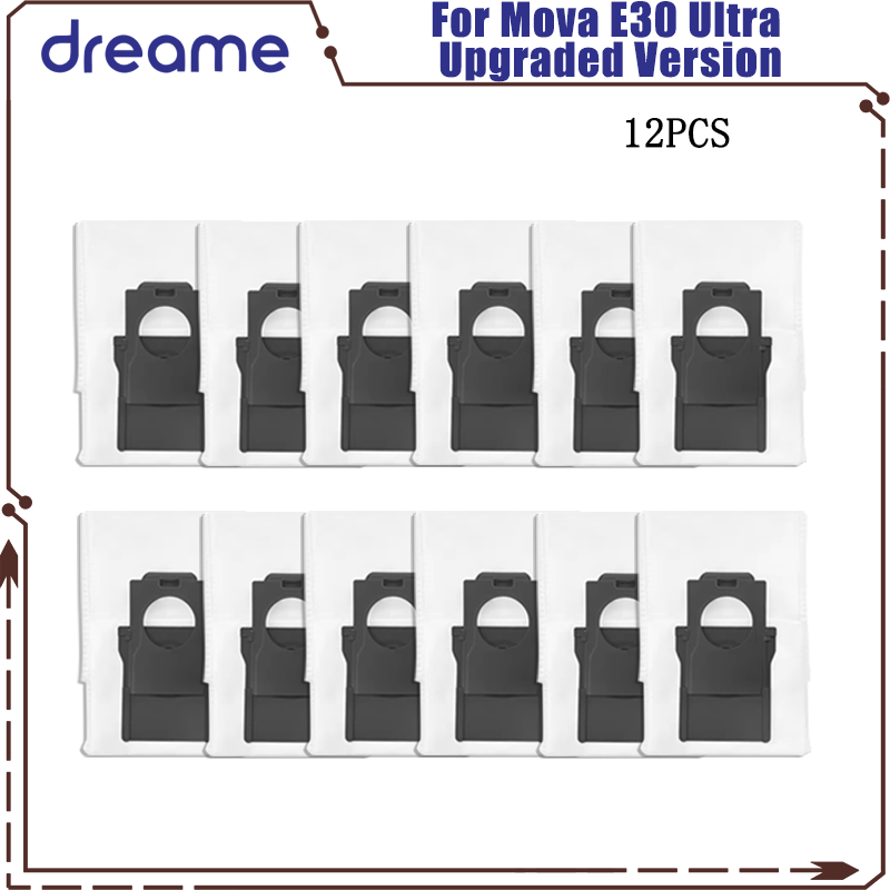 Dreame Mova E30 Ultra / Trouver E30 Ultra piezas de vacío rodillo Tricut principal Cepillo Lateral filtro Hepa paño de mopa bolsa de polvo: Caqui oscuro