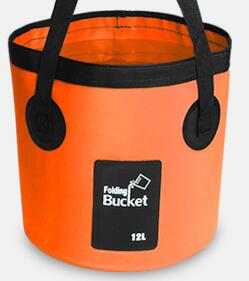 12L 20L Outdoor Draagbare Vouwen Emmer Waterdichte Tas Opvouwbare Water Emmer Vissen Camping Wandelen Reizen Auto Wassen Wastobbe: 12L-orange