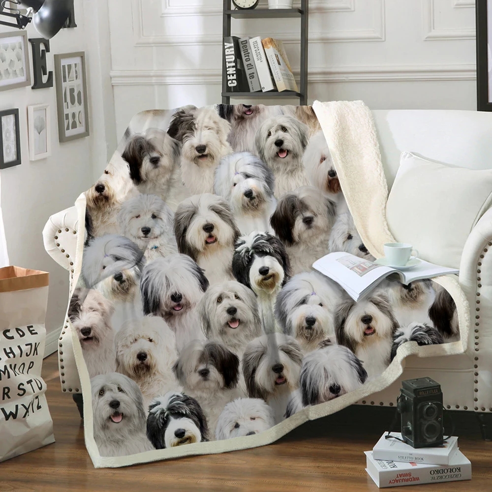 3D koc będziesz miał bukiet chihuahua zima arktyczny aksamit pościel/Sofa dla dorosłych/dziecko DIY wykonane: 6 / 70x100 cm