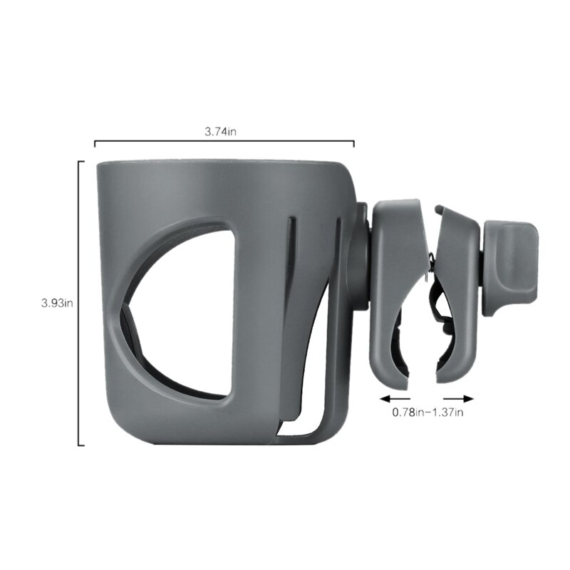 Portavasos de exterior para Scooter, portabotellas para cochecito de bebé, portabotellas para bicicleta, portabotellas de 360 grados, portabotellas para Scooters, Bicy