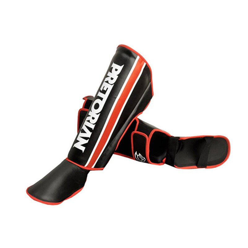 Brand Brazil MMA PRETORIAN Shin Guards Training Muay Thai Sanda Kick Boxing Leggings Pretorian Taekwondo Shin Pads Ankle Guard