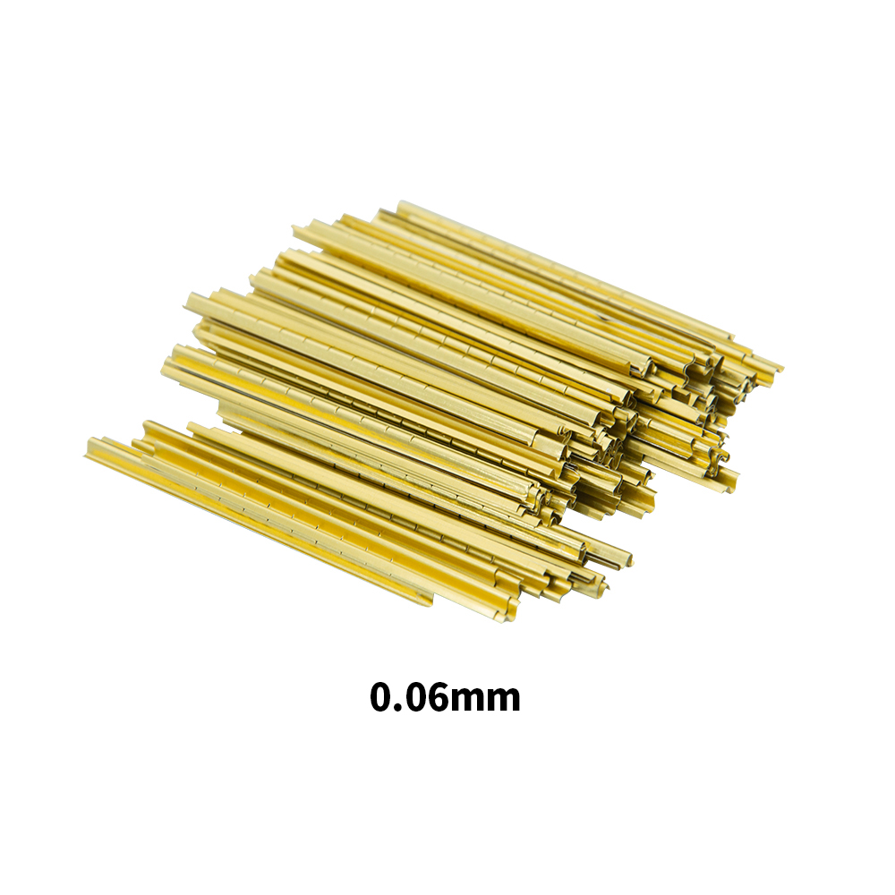 Chkj 100 stk/æske 0.05mm/0.06mm stanniol værktøj låsesmed værktøj guld og sølv stanniol nøgle forbrugsstoffer til generelle formål: 0.06mm