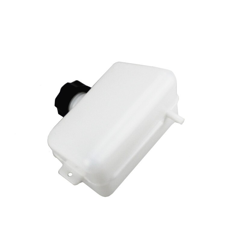 White Motorcycle Radiator Coolant Fluid Overflow Bottle Tank Reservoir Fits For 2 Stroke 49cc Pocket