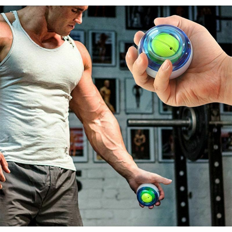 Led håndled bold træner afslapning gyroskop bold muskel power bold gyro arm træner forstærker fitness udstyr