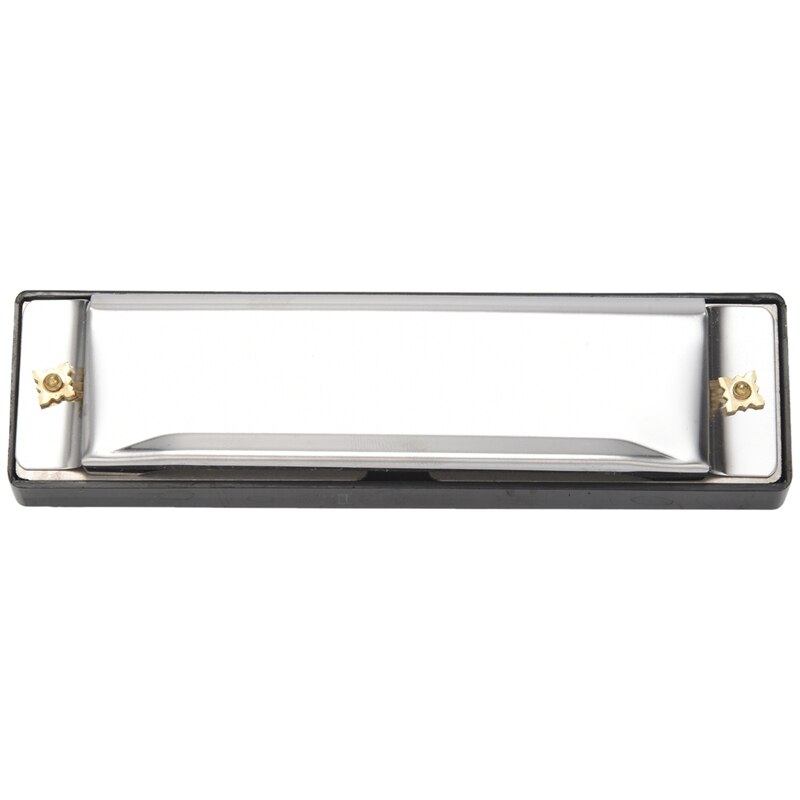 10 Holes Blues Harmonica Musical Instrument Stainless Steel Mouth Organ for Children