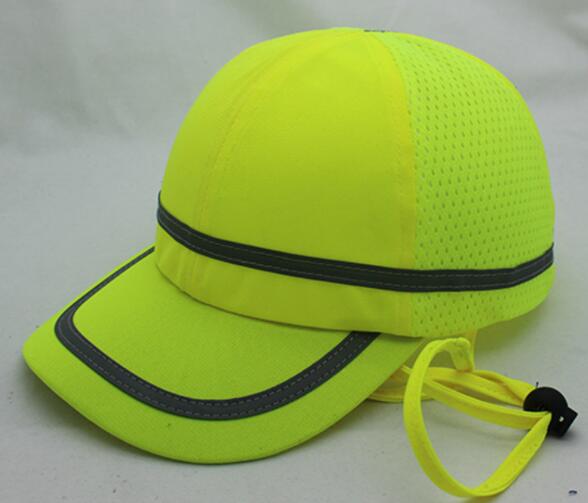 Multipurpose safety helmet Anticollision helmet Adjustable crashproof helment Baseball cap: Light green