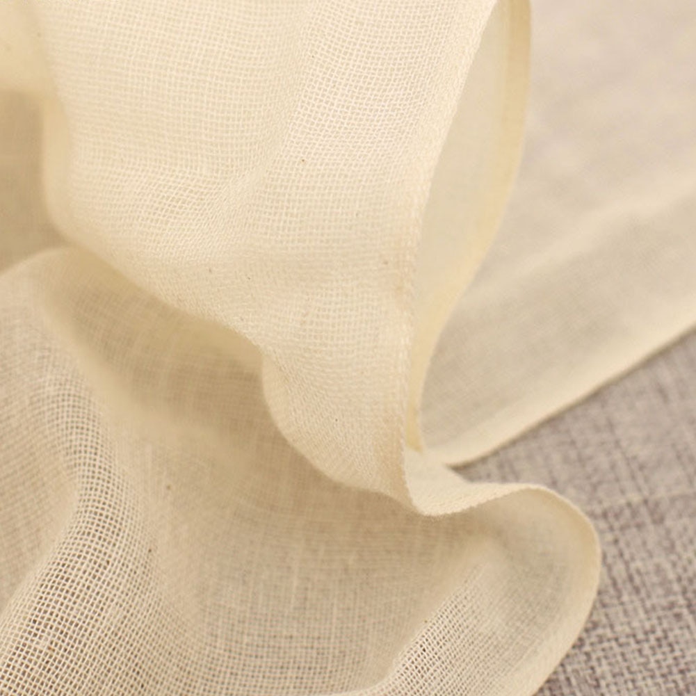 1.5m Filter Unbleached Breathable Fabric Natural Cheesecloth Cotton Cooking Twine Gauze Eco-friendly Reusable