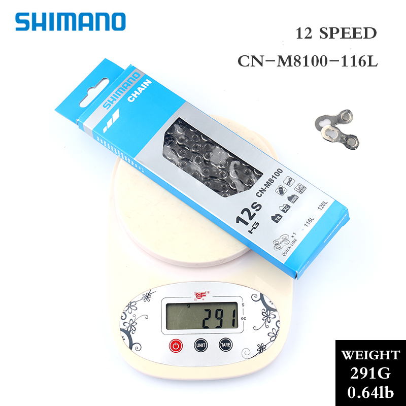 SHIMANO-cadenas de 8/9/10/11/12 velocidades, HG40, HG50, HG53, HG93, HG54, HG95, 4601, HG601, HG701, HG901, 112/116/118 eslabones: 12S M8100 116L Box