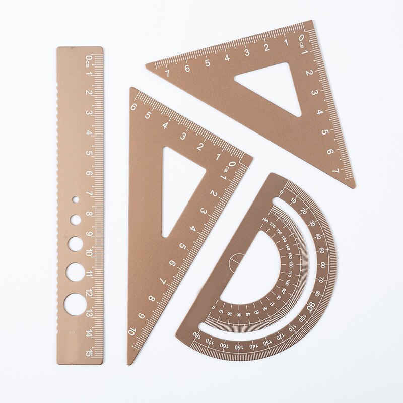 Aluminum Alloy Set Ruler Multi-function Ruler Lear... – Vicedeal