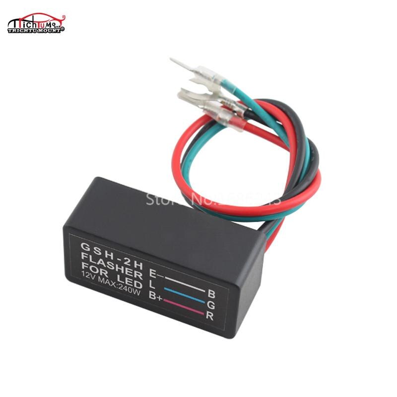thumbnail image 2 of 2-Pin 12V LED Flasher Relay With Beeper For Motorcycle Turn Signals 2 of 6