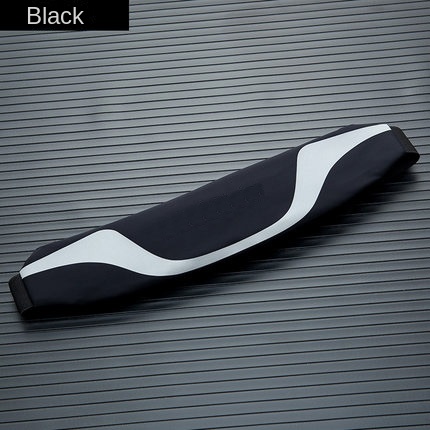 Riñonera ajustable impermeable transpirable para hombre y mujer, bolsa de cintura para correr, cinturón de Fitness, soporte para teléfono móvil, bolsa deportiva para trotar: BlackColor