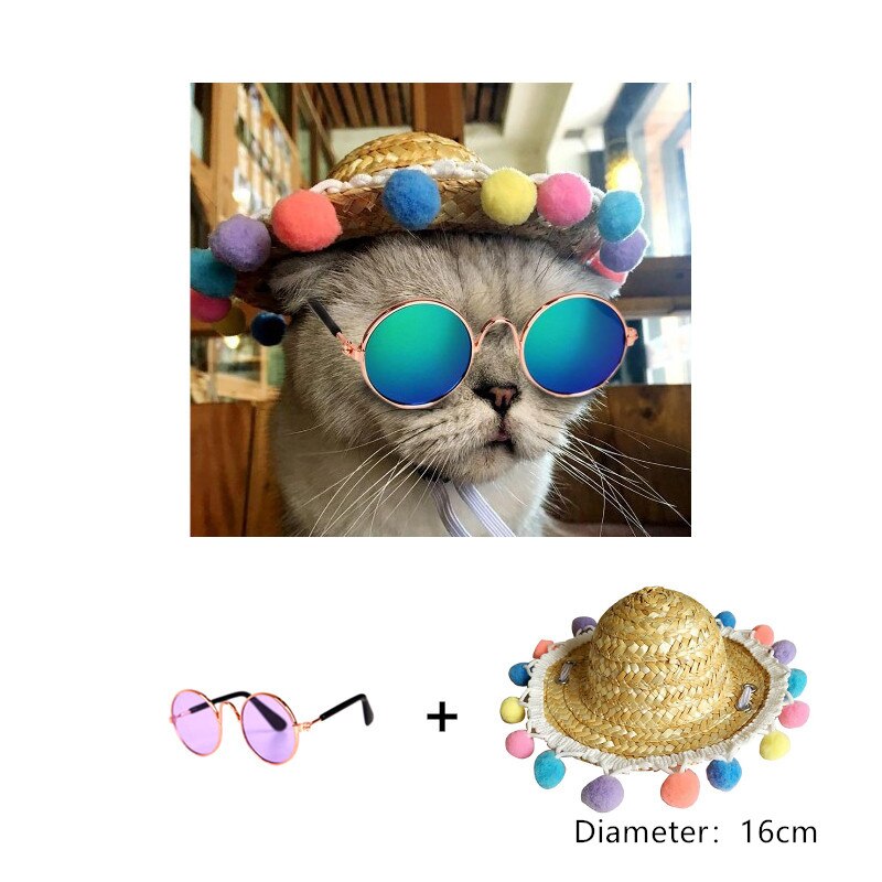 Mooie Glazen Kat Huisdier Zonnebril Eye-Wear Zonnebril Voor Kleine Hond Kat Pet 'S Props Accessoires Top Selling Pet producten