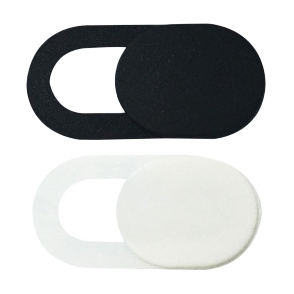 Universal Plastic Black WebCam Cover Shutter Magnet Slider Camera Cover for IPhone Laptop Mobile Phone Len Privacy Stickers