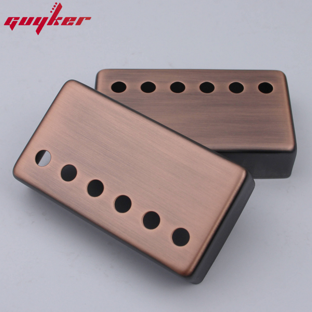 1 Juego de cubiertas para pastilla de guitarra Humbucker, Material Cuproníquel para piezas de guitarra LP 50 52MM