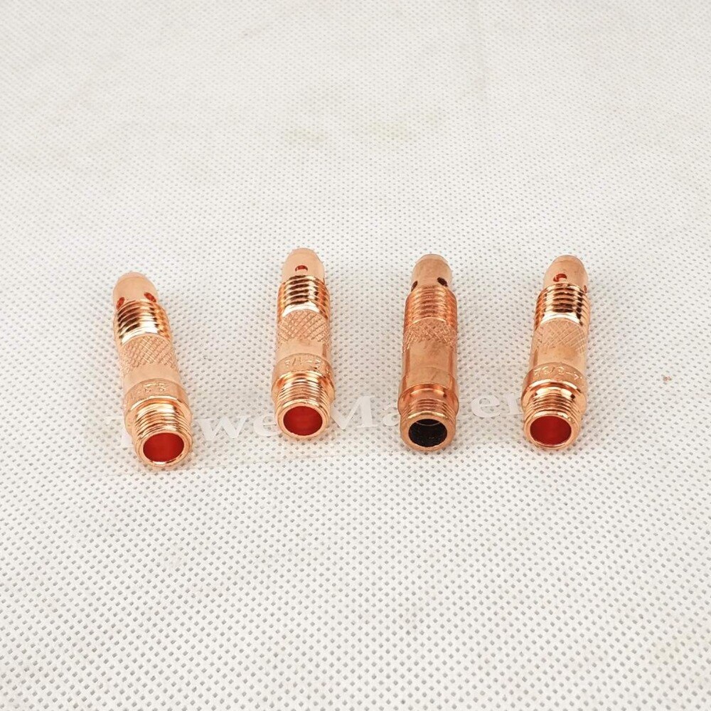 Tig Welding Torch Collet Body 10N32 2.4mm(3/32") 10N28 3.2mm(1/8") 2pcs for WP17 WP18 WP26 Tig Torch