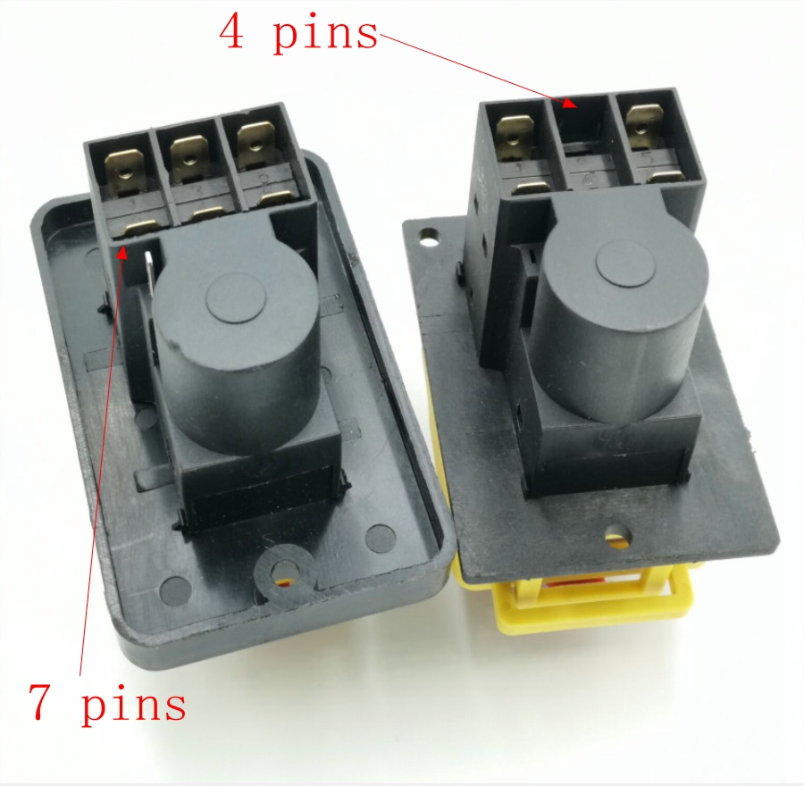 CK31 400VAC 3 phase magnetic self-locking switch, 3 phase start button, cutting machine switch