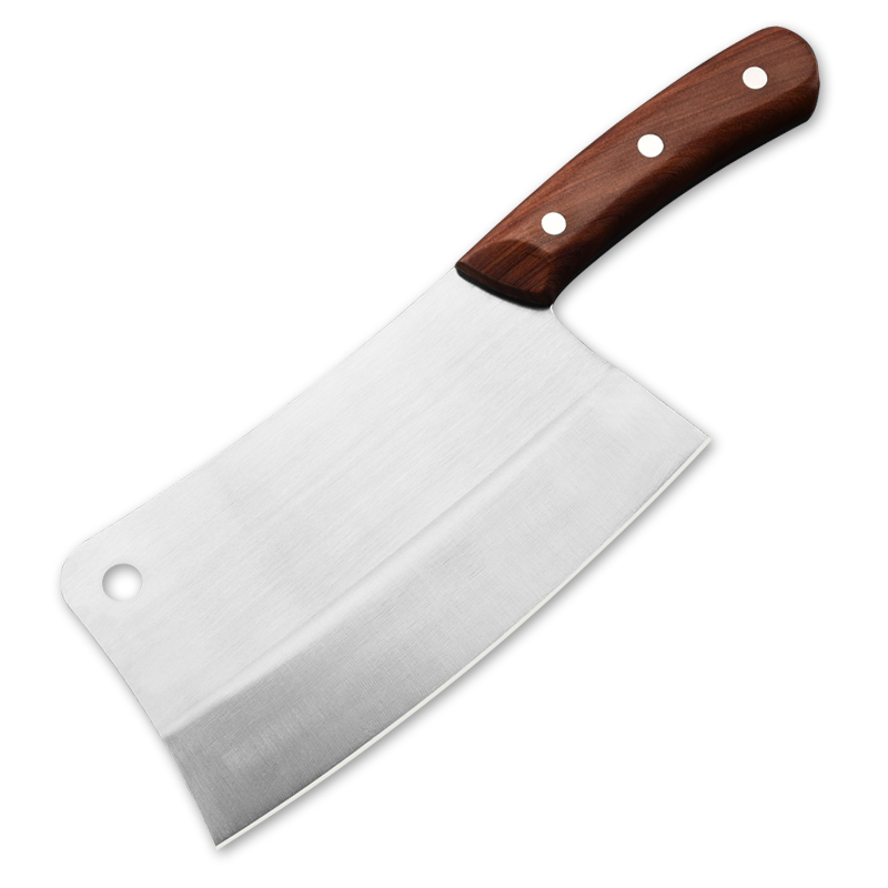 Chopping Knife Steel Chinese Kitchen Knives Cook Cutting Tool Vegetable Chicken Fish Bone Cutter Knife Kitchen Blade Wood Handle