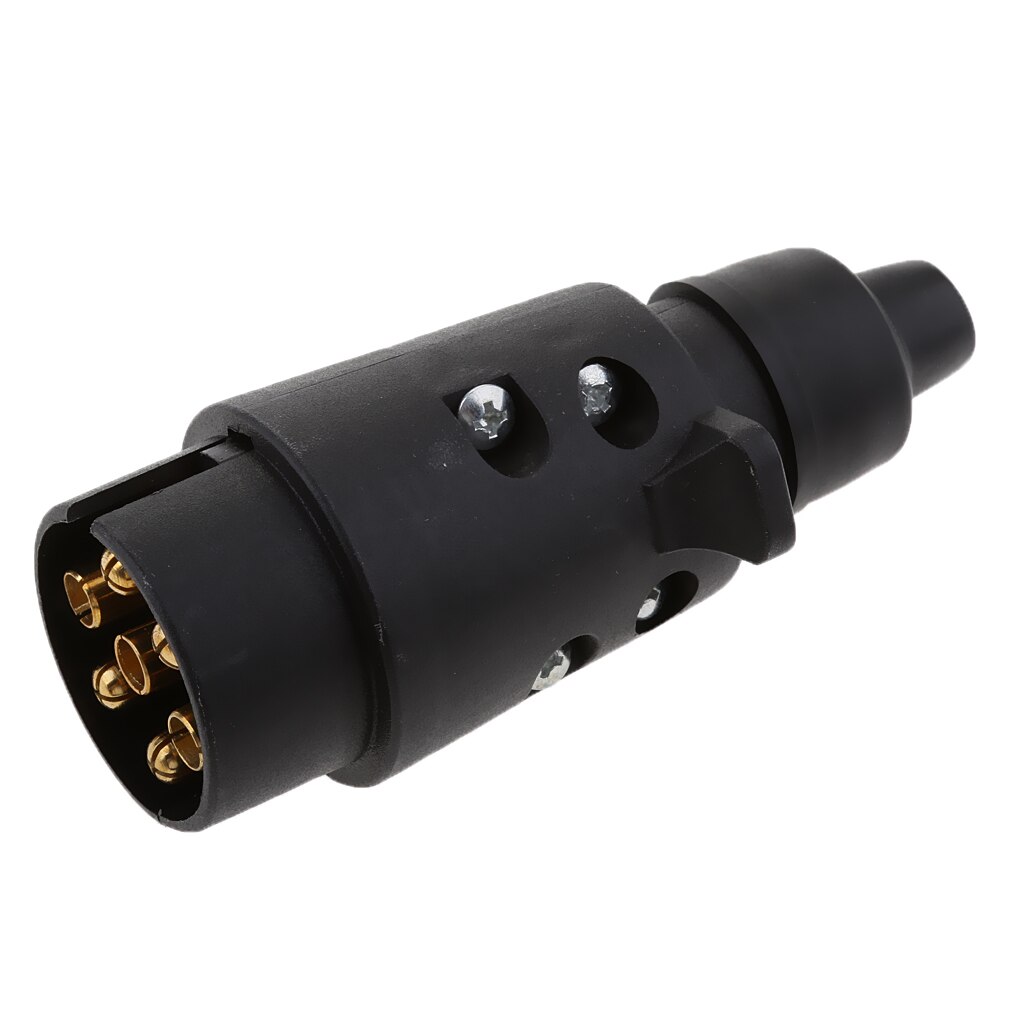 12V 7 Pin Tow Truck Trailer Plug Connector Adapter For Semitrailer Caravan