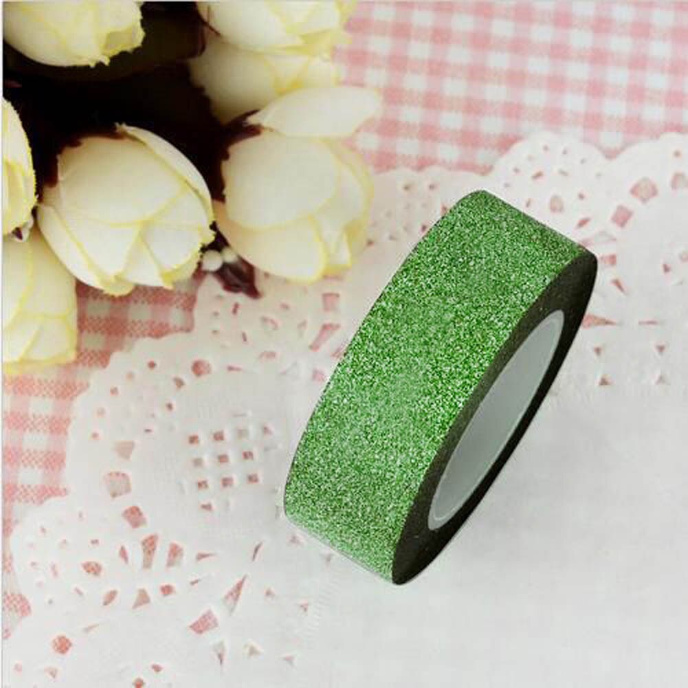 Cinta adhesiva Decorativa para Scrapbooking, papel de aluminio dorado japonés, Kawai Adesiva, papel Washi brillante conjunto de cintas
