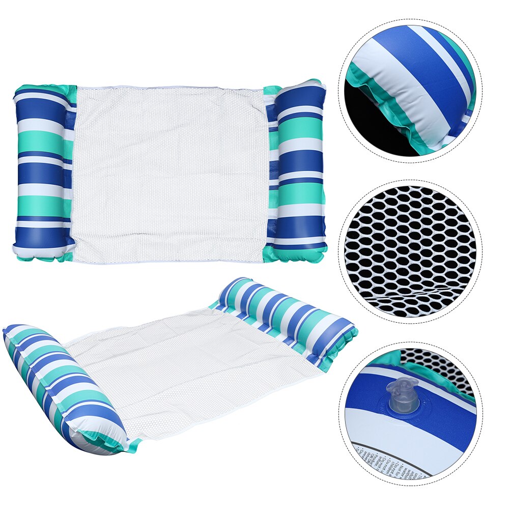 2 Stuks Opblaasbare Water Hangmat Pool Float Lounger Zwembad Float Stoel