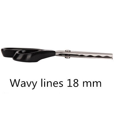 Tailor Scissors semicircle wavy Triangle Tooth Lace scissors DIY handmade Sewing with Zigzag Shape for Shears Fabric or Leather: mgsj003