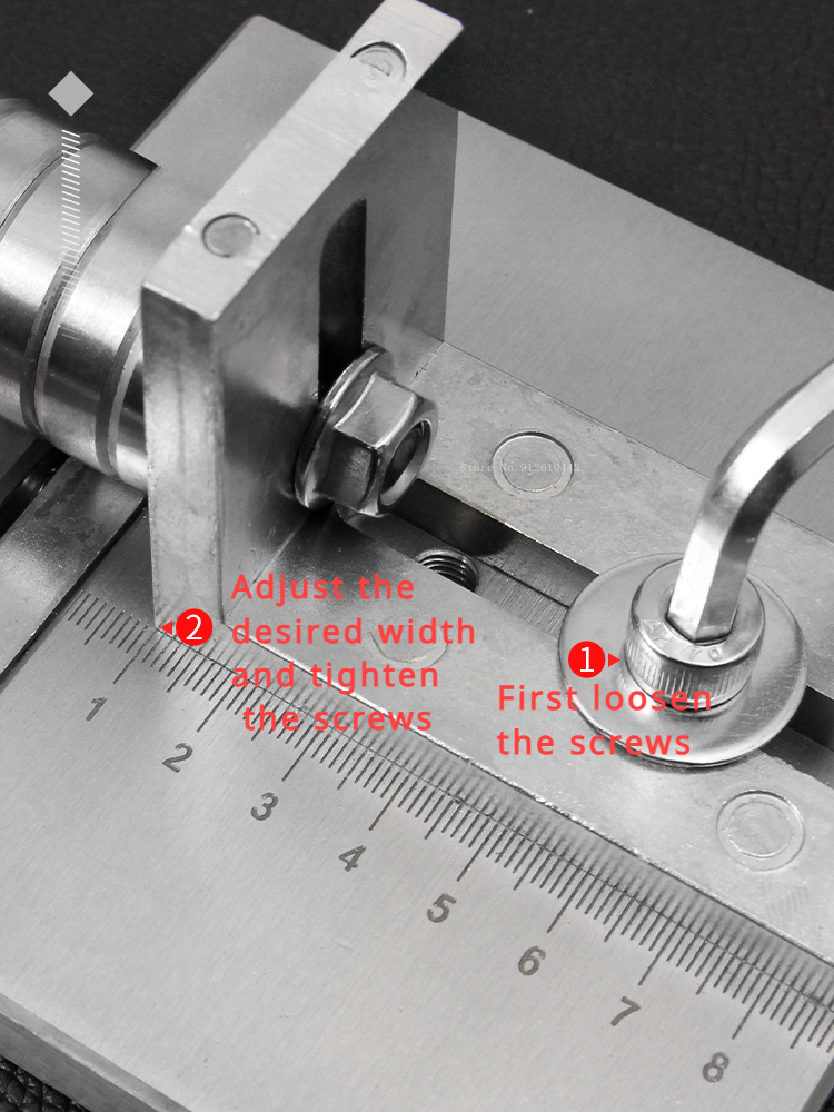 Metal Material Handmade Leather Cutting Machine DIY Handwork Making Leather Belt/shoulder Belt/watch Band Auxiliary Cutting Tool