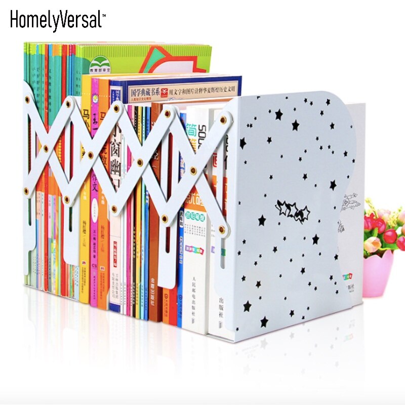 Kawaii Karikatur Metall Buchstütze Notizbuch Stehend dehnen Einstellbare Buch Stehen Buch Halfter Organizer Sekretariat Heimat Dekoration