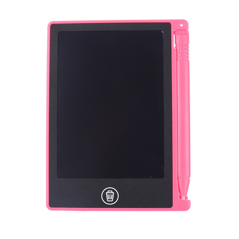 Lcd Writing Tablet 4.5 Inch Digital Drawing Electronic Handwriting Pad Messa: Red
