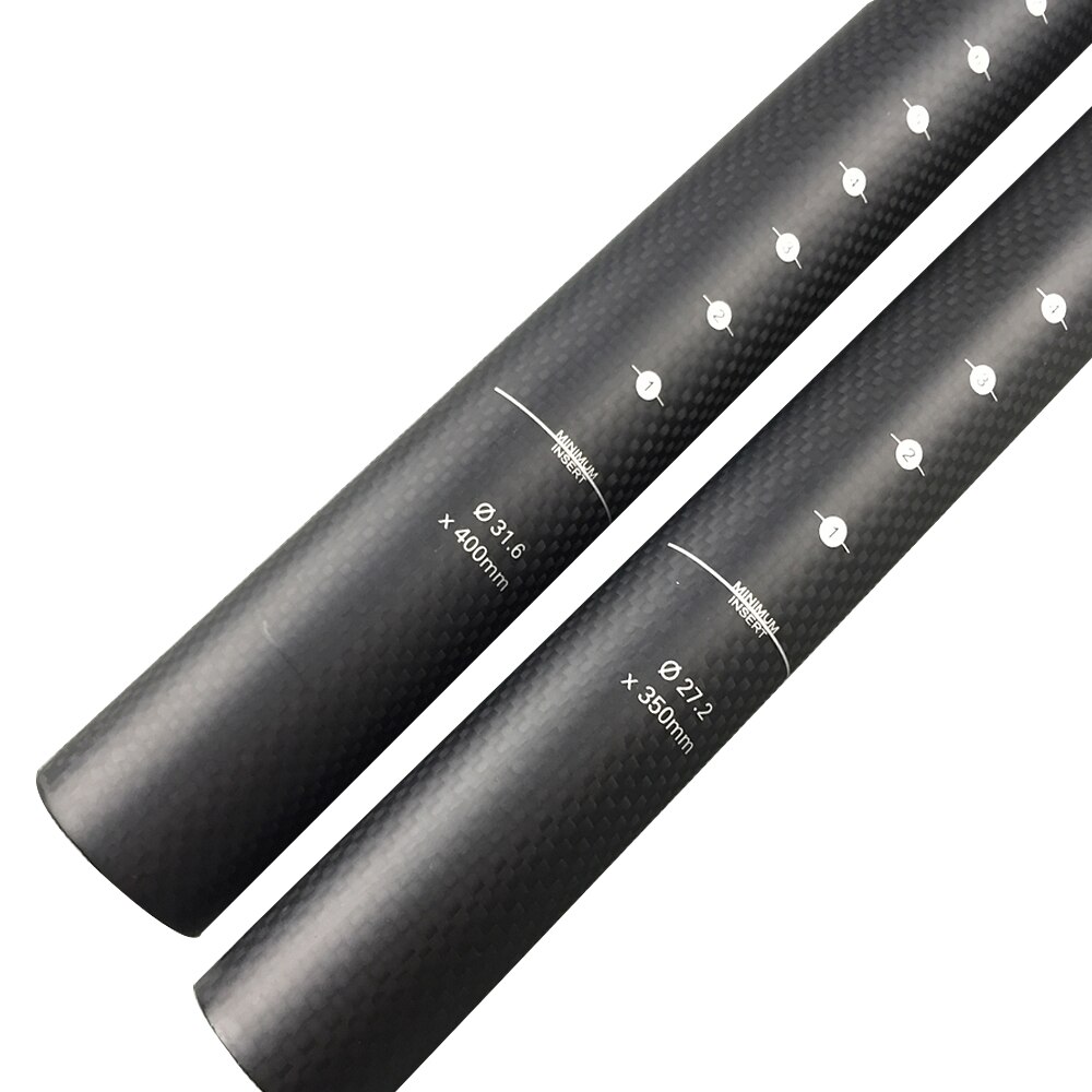 Toseek SC50 full carbon fiber seatpost mountain bike road bicycle seat tube 27.2/30.8/31.6mm X 350/400mm carbon seatposts