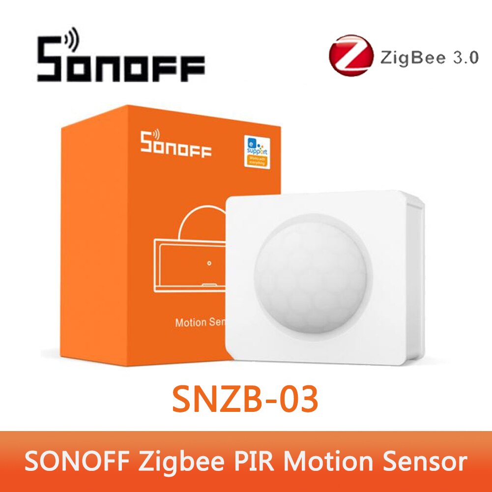 SONOFF ZB-llave electrónica USB Dongle Plus Zigbee 3,0, analizador inalámbrico Zigbee Gateway, Zigbee2MQTT ZHA, captura con antena: SONOFF SNZB-03