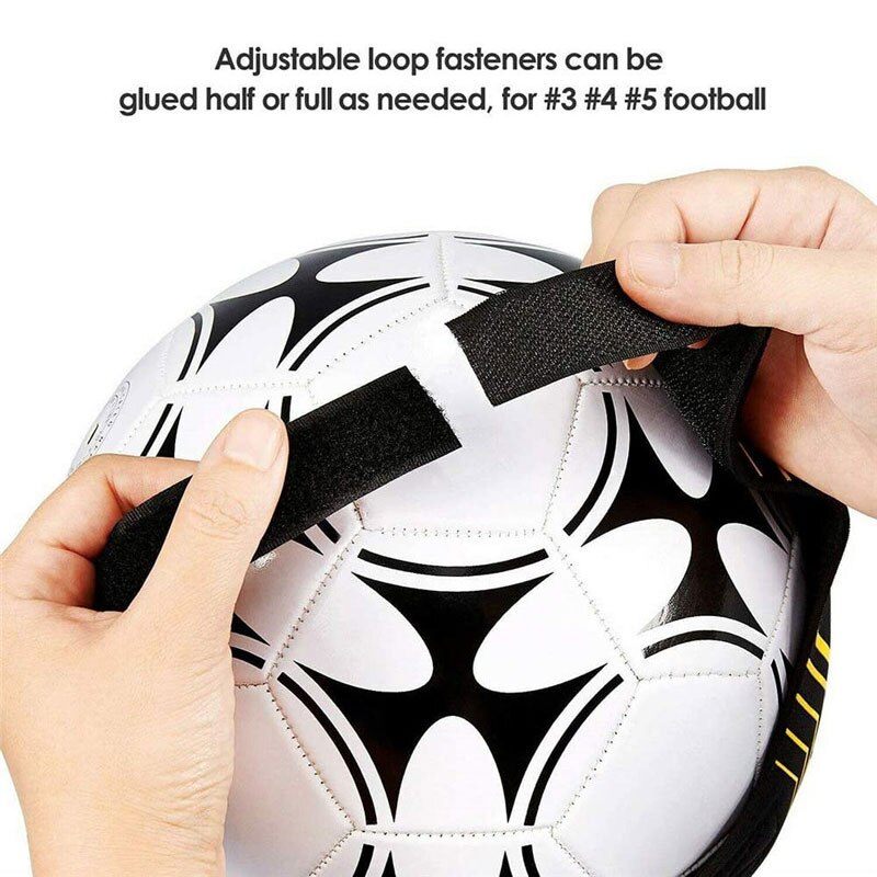 Football training belt, football sports aid equipment 5 adjustable football ball solo kick practice belt 4 fits football ball size e 3