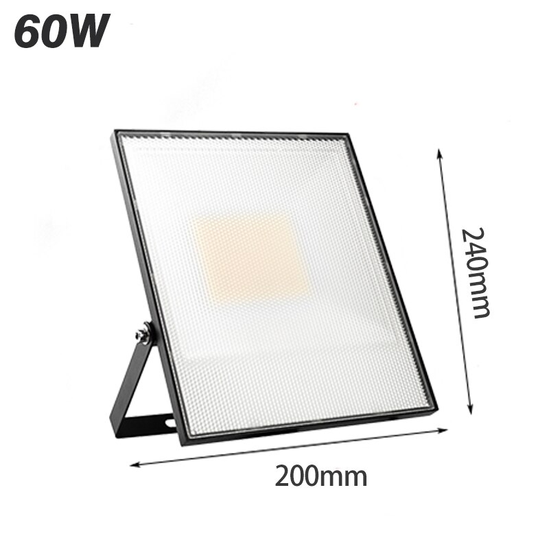 LED Flood Light15W 30W 45W 60W waterproof IP65 Floodlight street Lamp 220V 240V Landscape Lighting Reflector led cast spotlight: 60W 220V / Warm White
