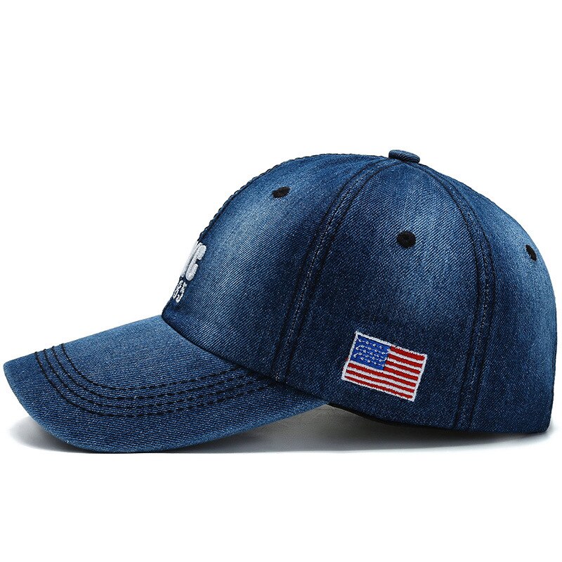 Denim Gewassen Baseball Cap Mannen En Vrouwen Casual Mode Sport Cap Persoonlijkheid Trend Cap Zomer Outdoor Zonnehoed