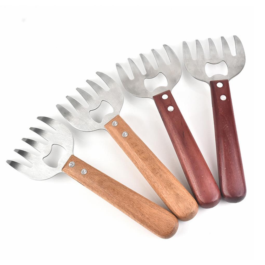 2Pcs Meat Shredding Claws Stainless Steel Pork Turkey Shredder Fork for BBQ Barbecue