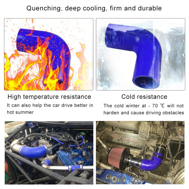 Silicone Intercooler Coolant Hose Intercooled Silicone Elbow Intercooler Cold Air Intake Hose Intercooled Silicone Straight Head