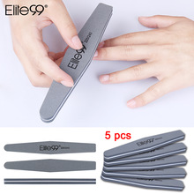 Elite99 5 X Nagelvijlen Schuren 220/240 Curve Nail Art Schuren File Bar Voor Nail Art Tips Manicure Accesssories