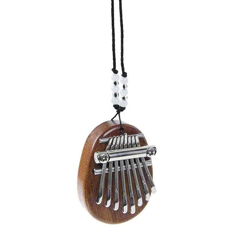 Portable Mini 8 Keys Thumb Piano Pocket Piano Portable Musical Instrument for Kids Beginner Learner