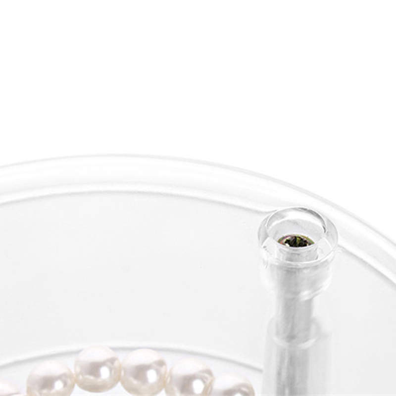 360 Degree Rotation Transparent Plastic Cosmetics Storage Box Spin Multi-function Detachable Makeup Beauty Organizer