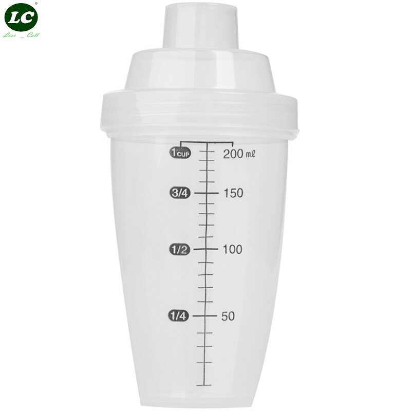 Taza para batidos de proteínas en polvo, taza para té y leche, taza para batidos a escala, botella de agua para ejercicio, 200ml