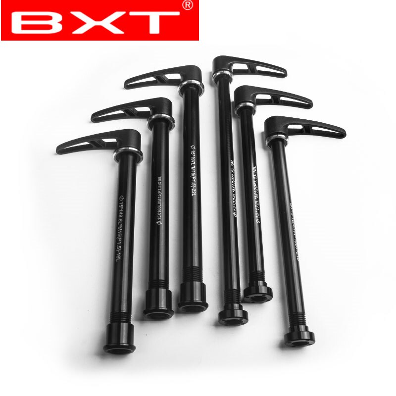 Bicycle alloy Thru axle Skewer 142*12mm Quick Release Bucket Shaft lever for MTB Mountain Bike Aluminum skewers for frame