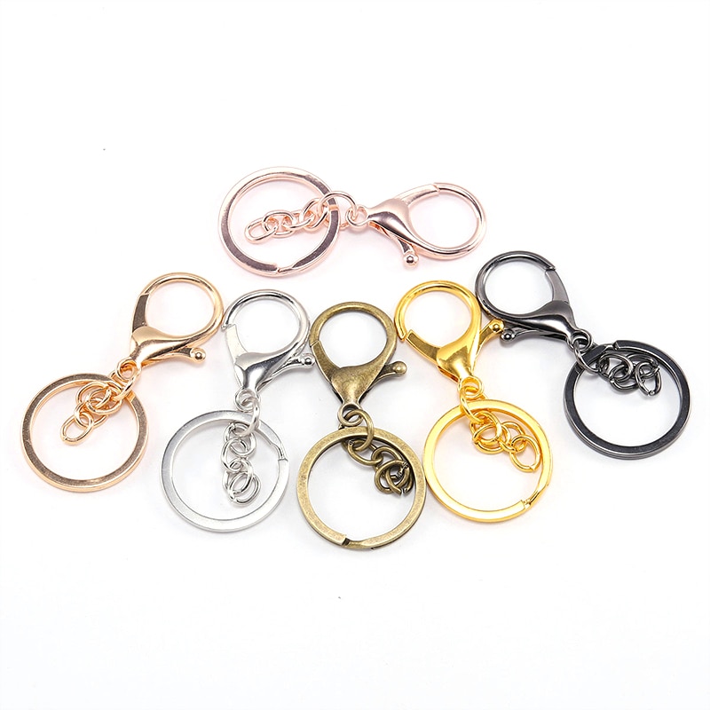 Popular 1PC Classic Key Chain Lobster Clasp Key Ring Key Hook
