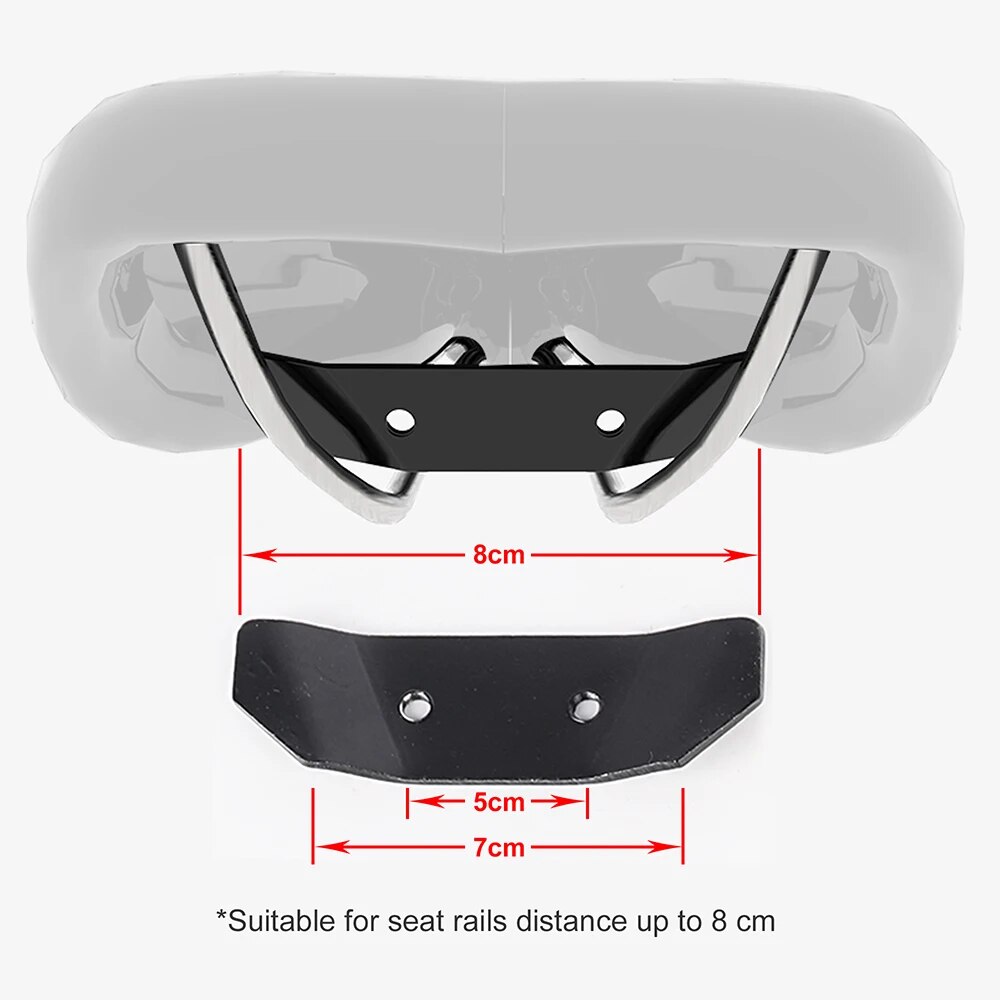 Rhinowalk Bike Saddlebag Stabilizer with Anti-wear Rubber Pad Aluminum Alloy Stability Fits Most Market Saddle Bag Accessories