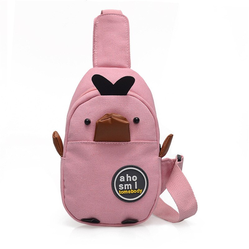 Sac toile femme sac canard sac coffre toile sac bandoulière femme tout match pochette bandoulière: Rose